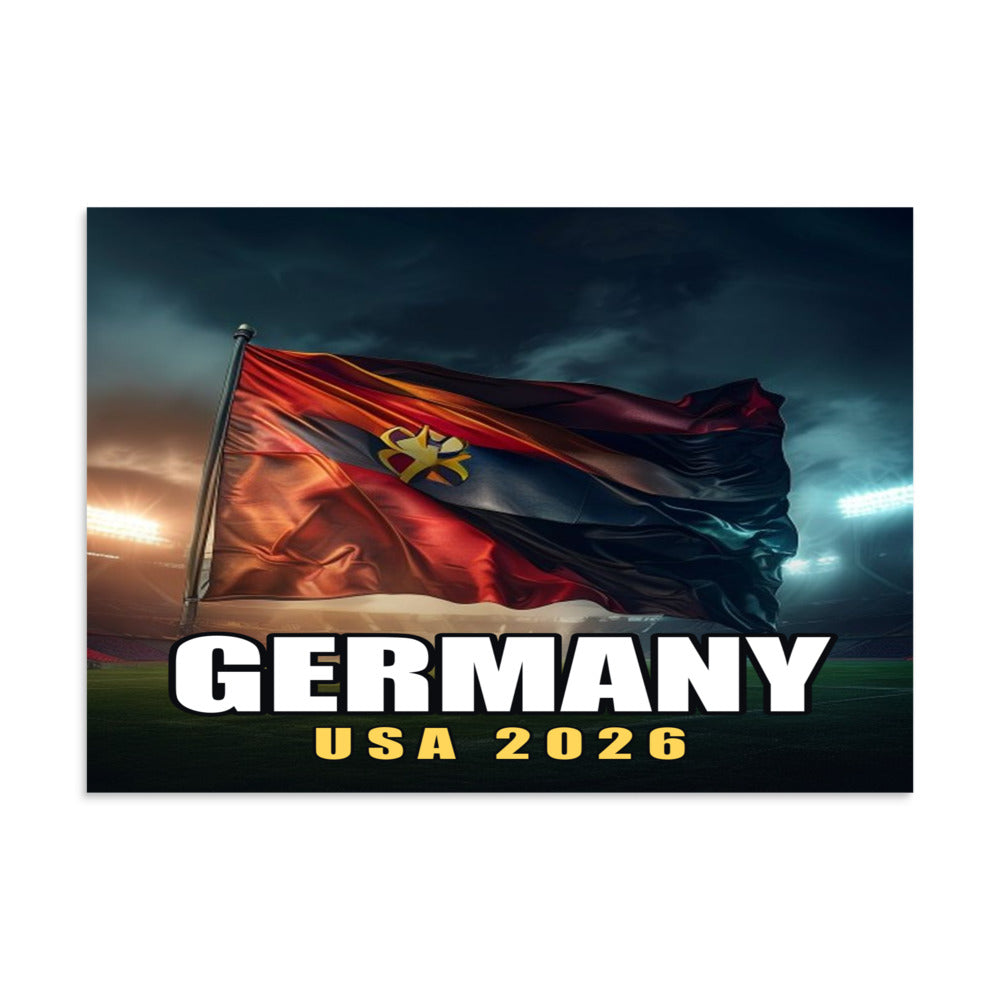 Germany — USA 2026 Poster