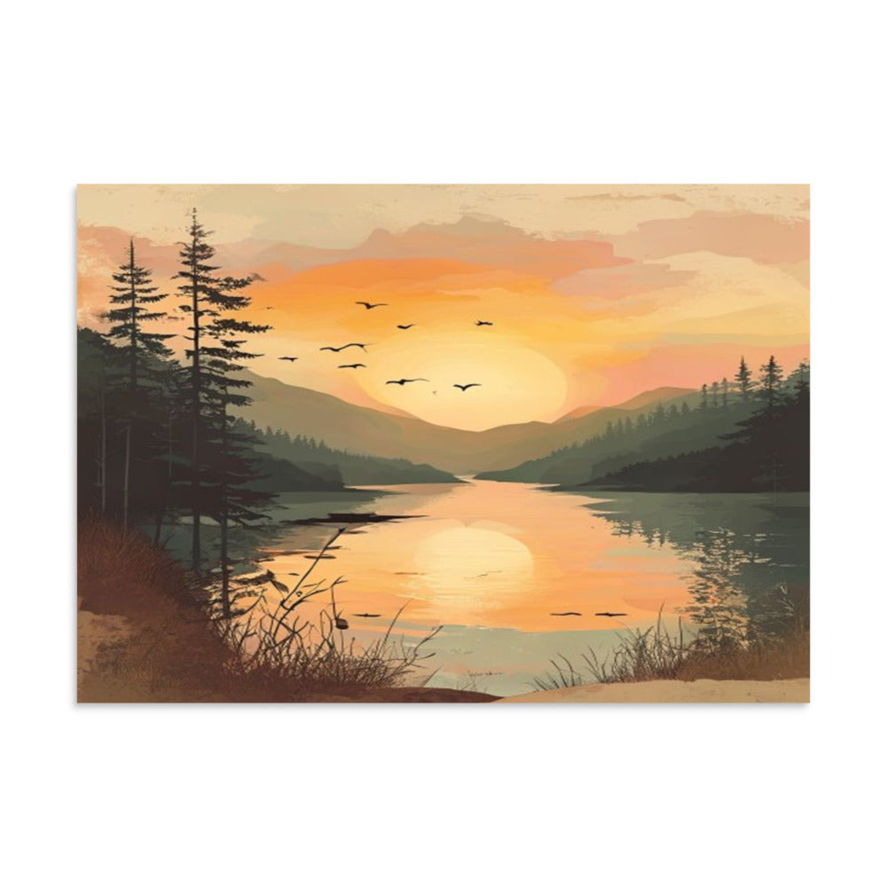 Sunset Wall Art (A) — Poster