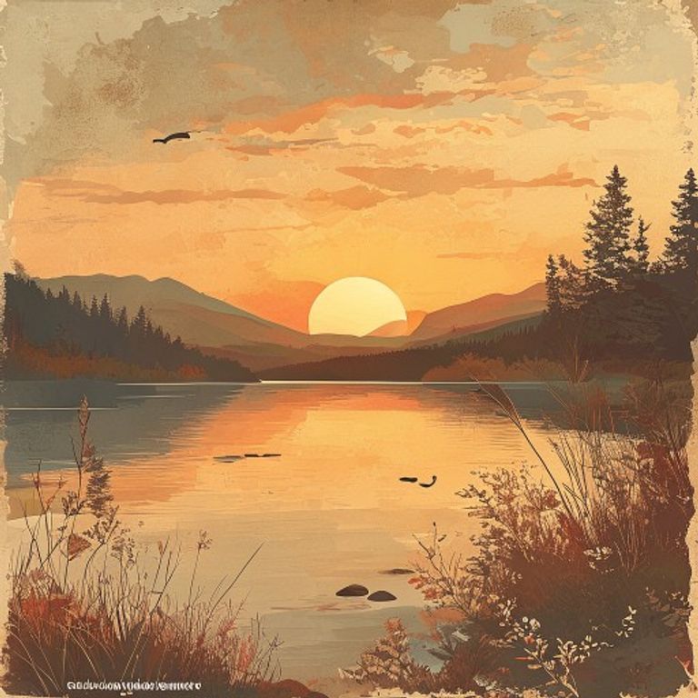 Sunset Wall Art (B) — Poster