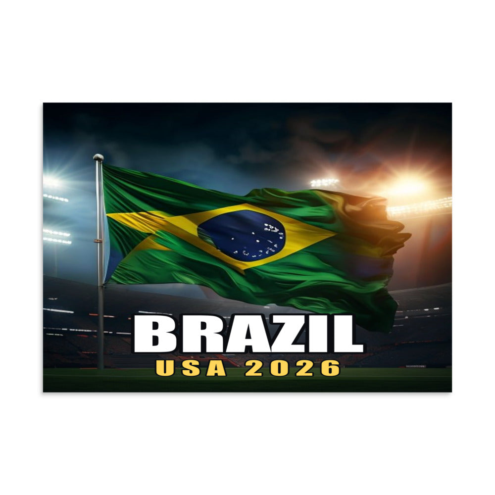 Brazil — USA 2026 Poster