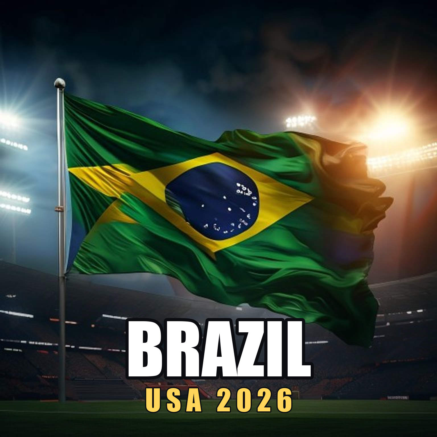 Brazil — USA 2026 Tee