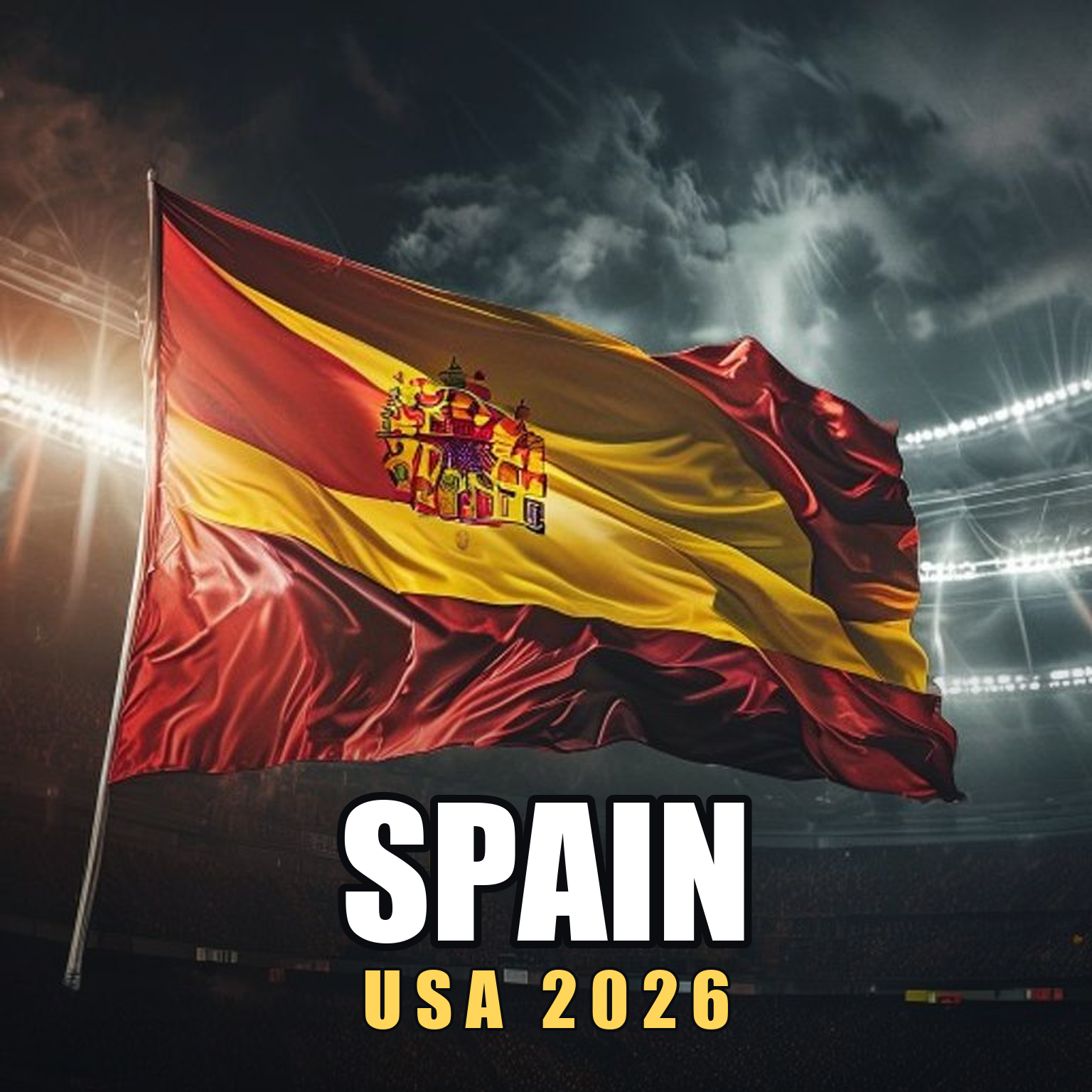 Spain — USA 2026 Tee