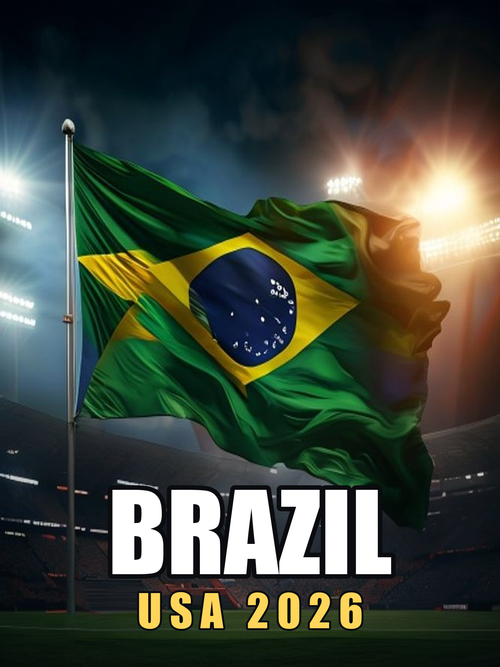 Brazil — USA 2026 Poster