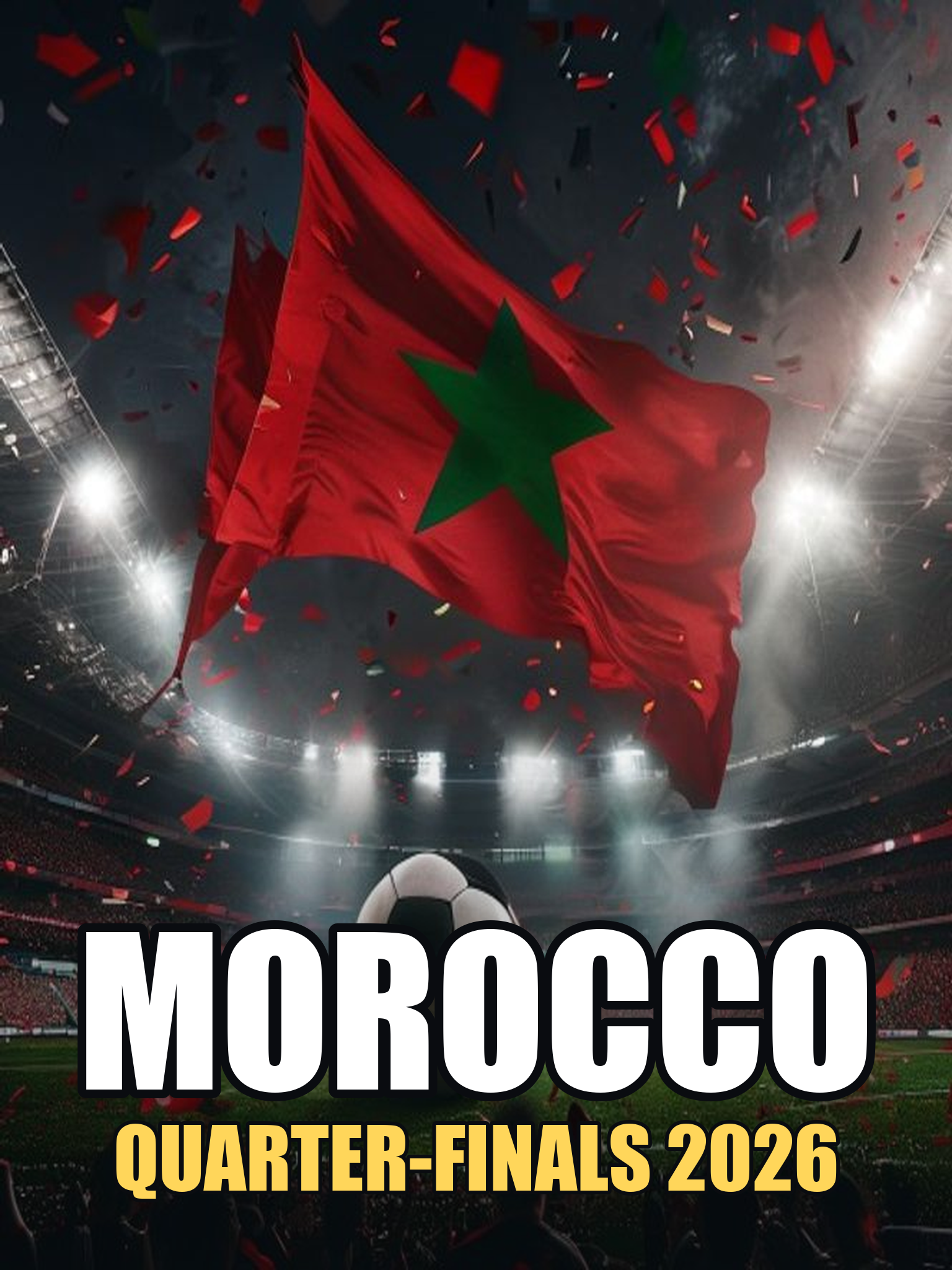 Morocco — Quarter-Finals 2026 Poster