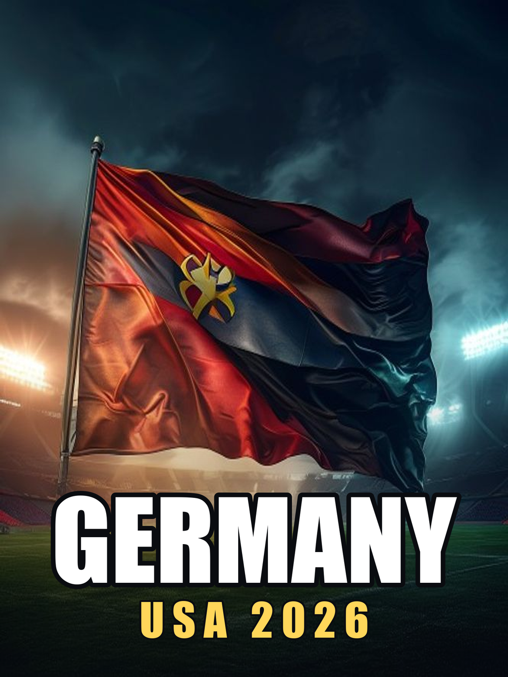 Germany — USA 2026 Poster