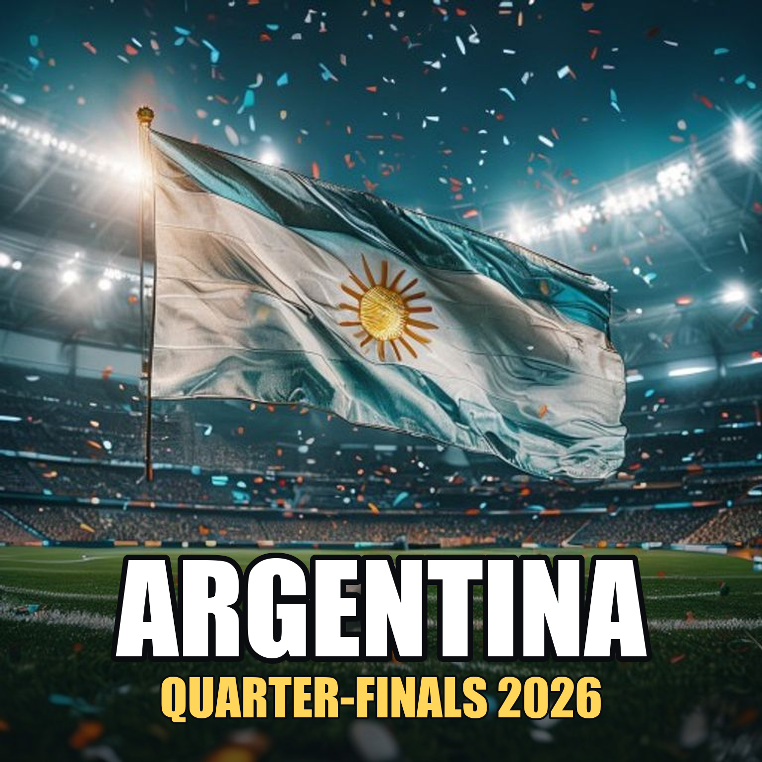 Argentina — Quarter-Finals 2026 Tee