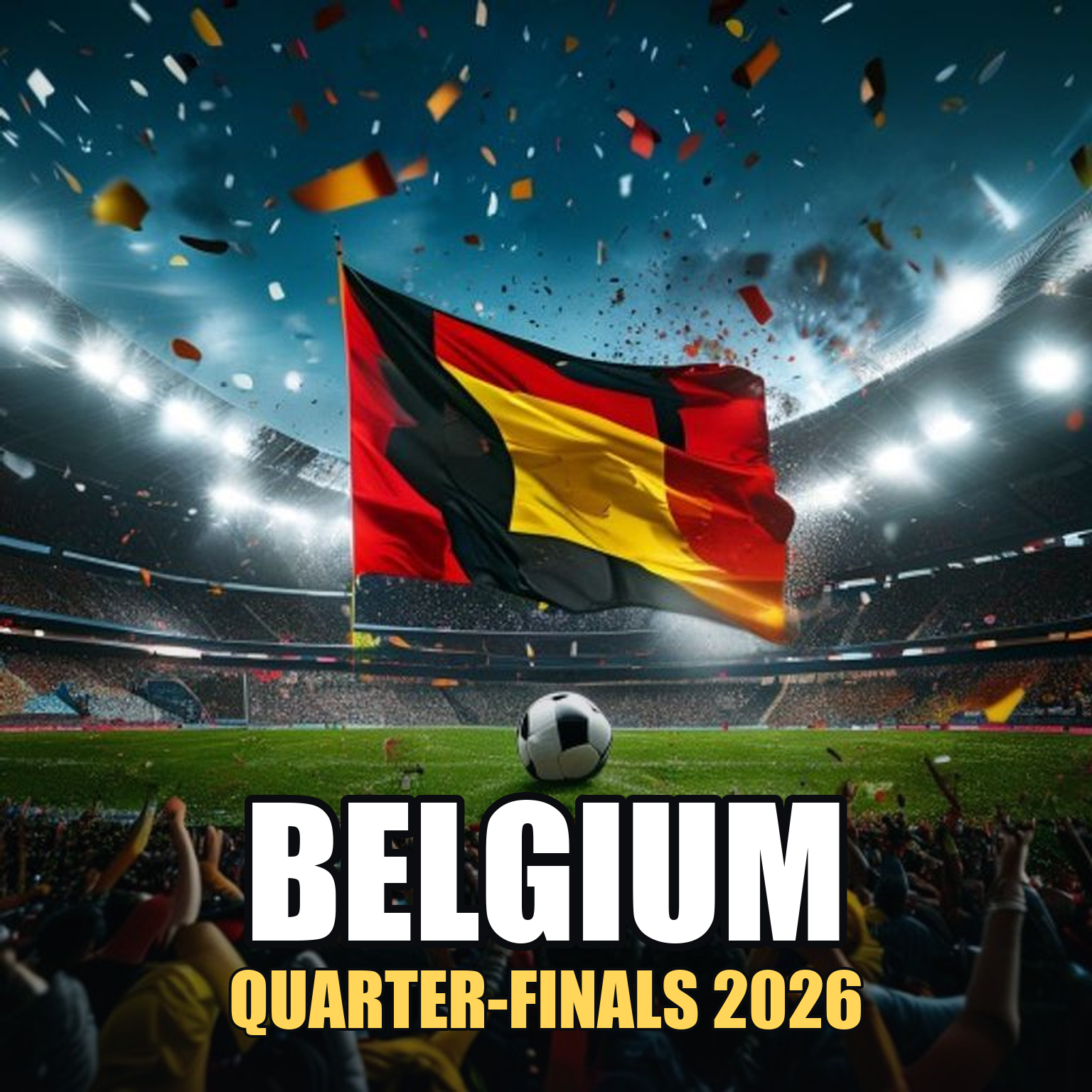 Belgium — Quarter-Finals 2026 Tee