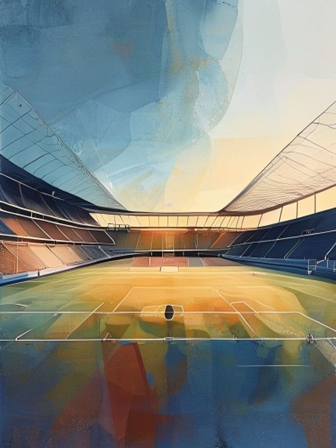 Golden Hour Pitch — Poster